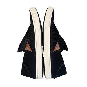 Olukai Womens Pehuea Slip-On Shoes Drop-in Heel Black Mesh Casual Comfort US 6.5